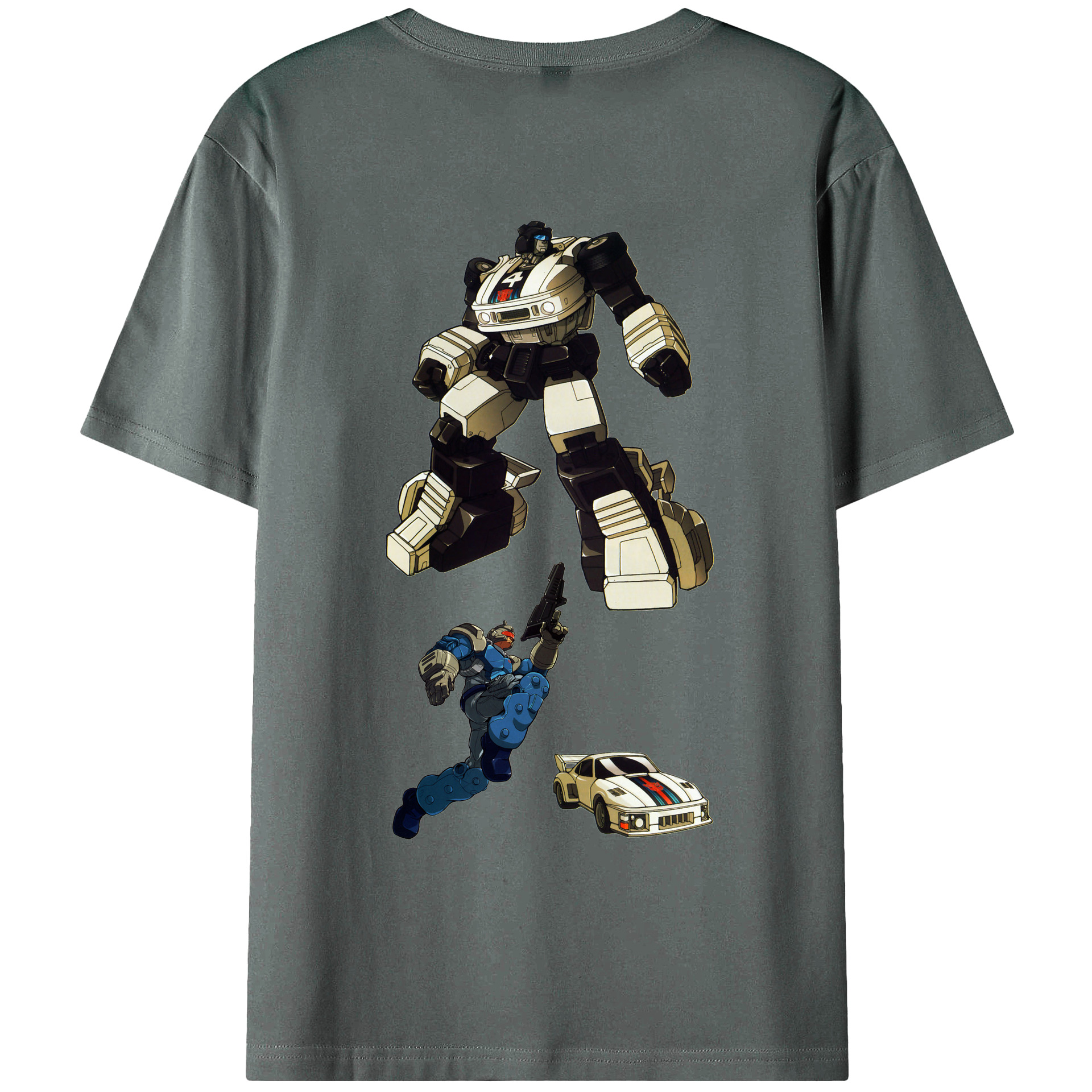 （画像用）  綿100％ メンズ半袖Tシャツ（バックプリント） 通気性